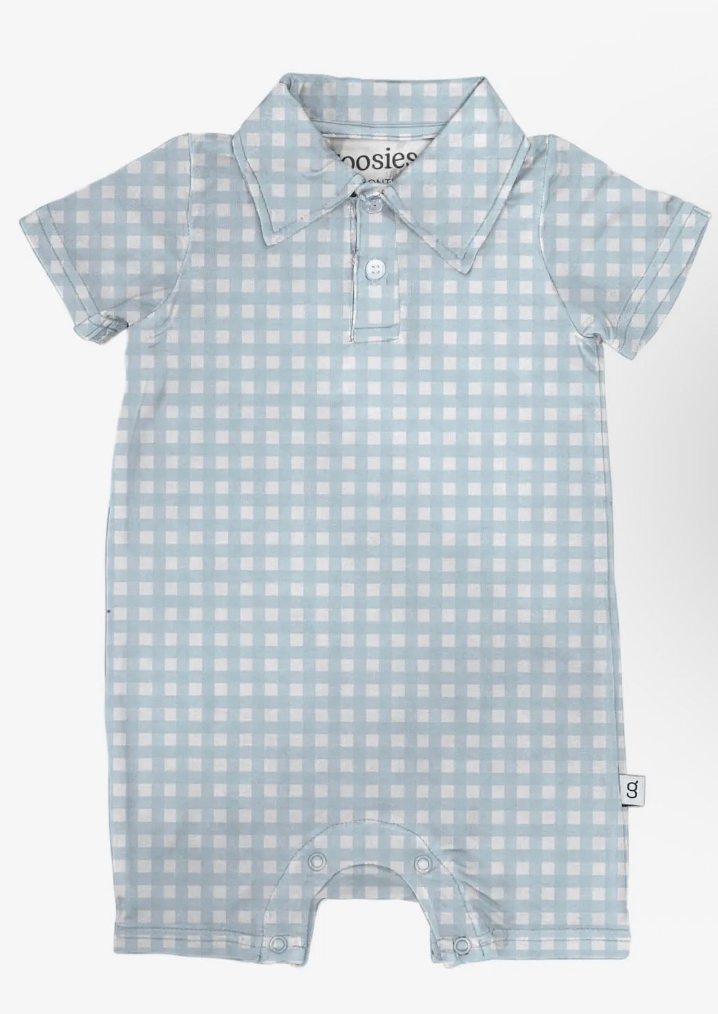 Gingham Polo Romper