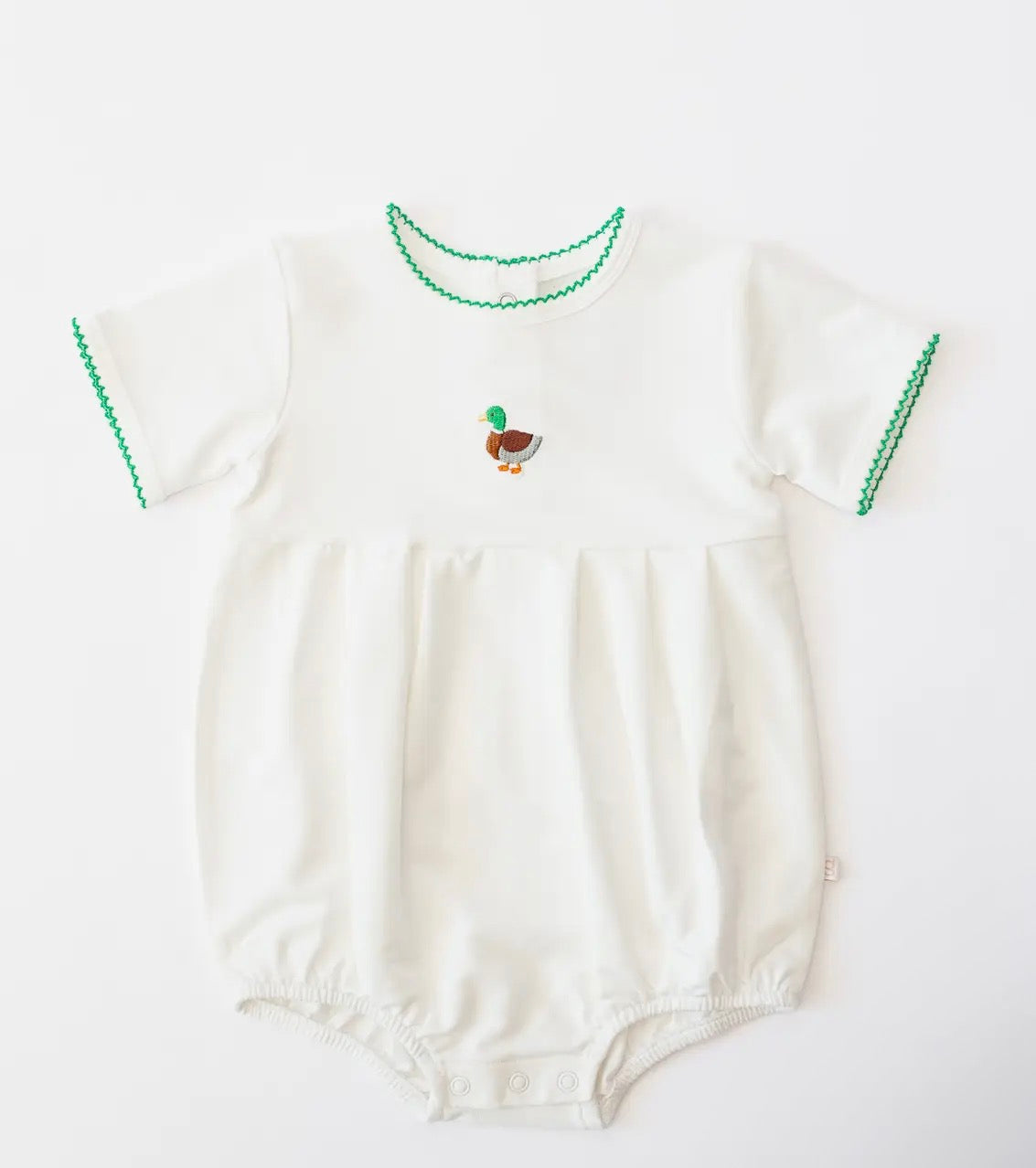 Duck Embroidered Romper